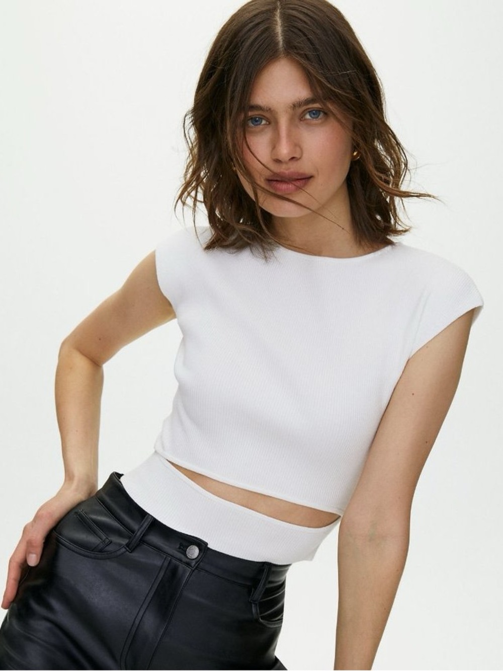 Aritzia Wilfred Yacine Knit Top